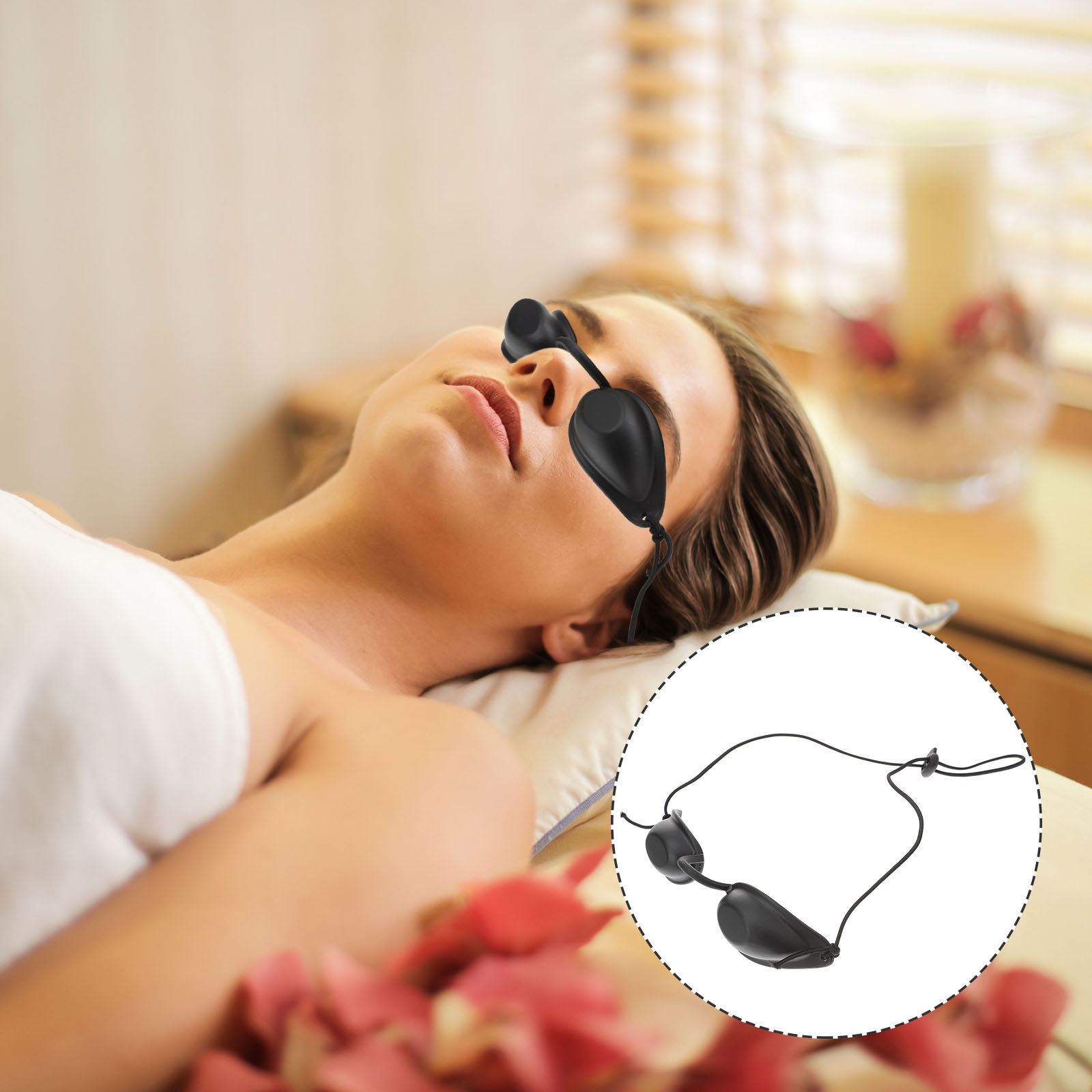Teeth Whitening Uv Light - Gafas de Seguridad Protectoras, Parche Ocular