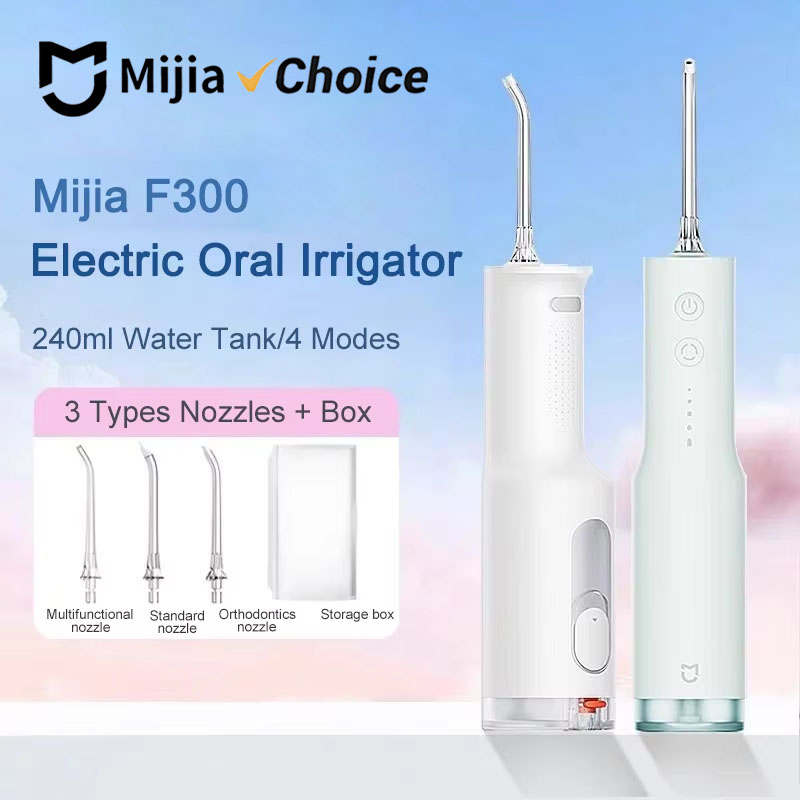 Teeth Whitening Zoom - Irrigador Bucal Eléctrico Mijia F300, Chorro