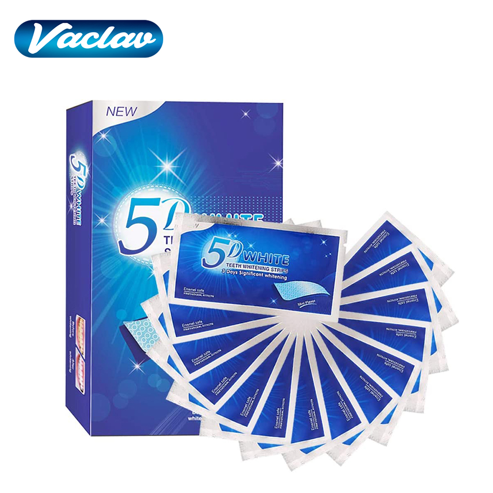 Teeth Whitening App - Tiras Blanqueadoras de Dientes 5D, Gel