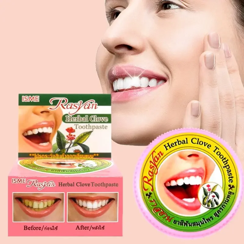 Teeth Whitening App - Polvo Dental Tailandés de Clavo y