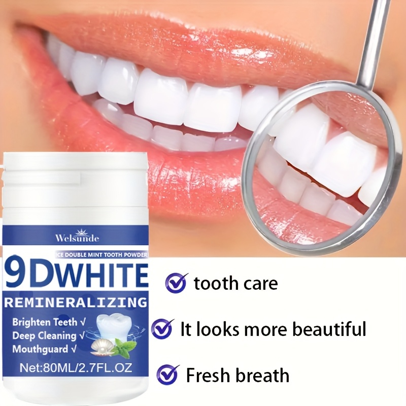 Polvo dental de hidroxapatita  - Teeth Whitening App reseña y precio