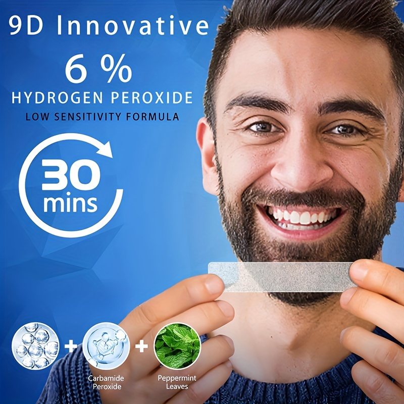 21 pares de tiras blanqueadora - Teeth Whitening App reseña y precio