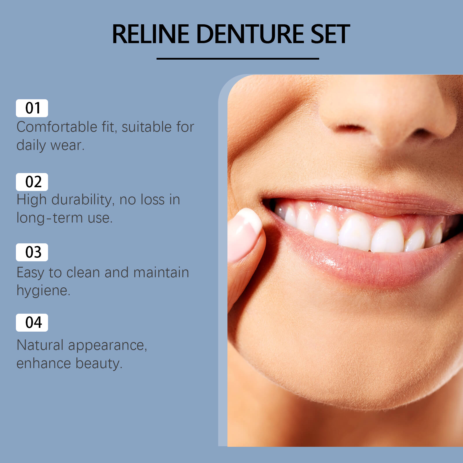 Dientes postizos, dentaduras p - Teeth Whitening Veneers reseña y precio
