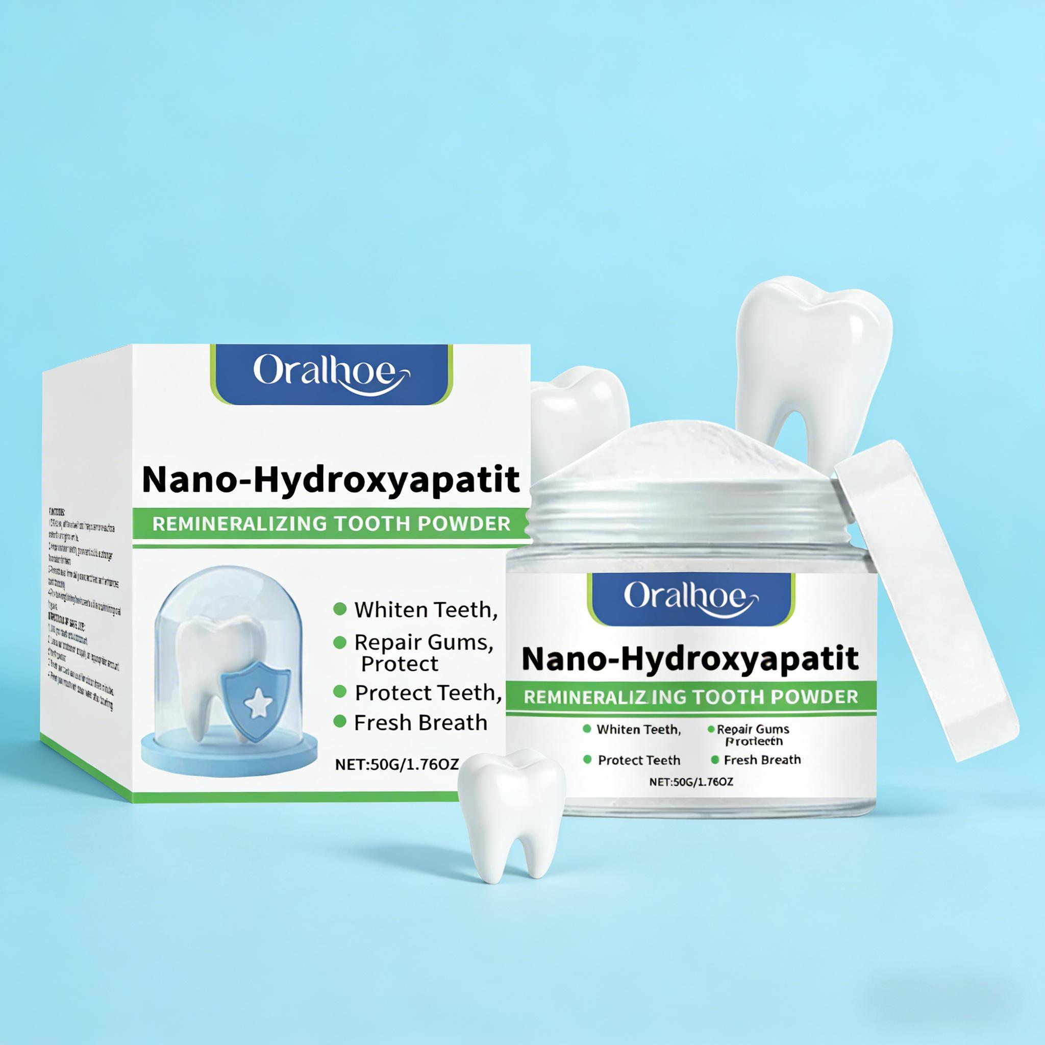 Polvo Dental Blanqueador Oralh - Teeth Whitening App reseña y precio