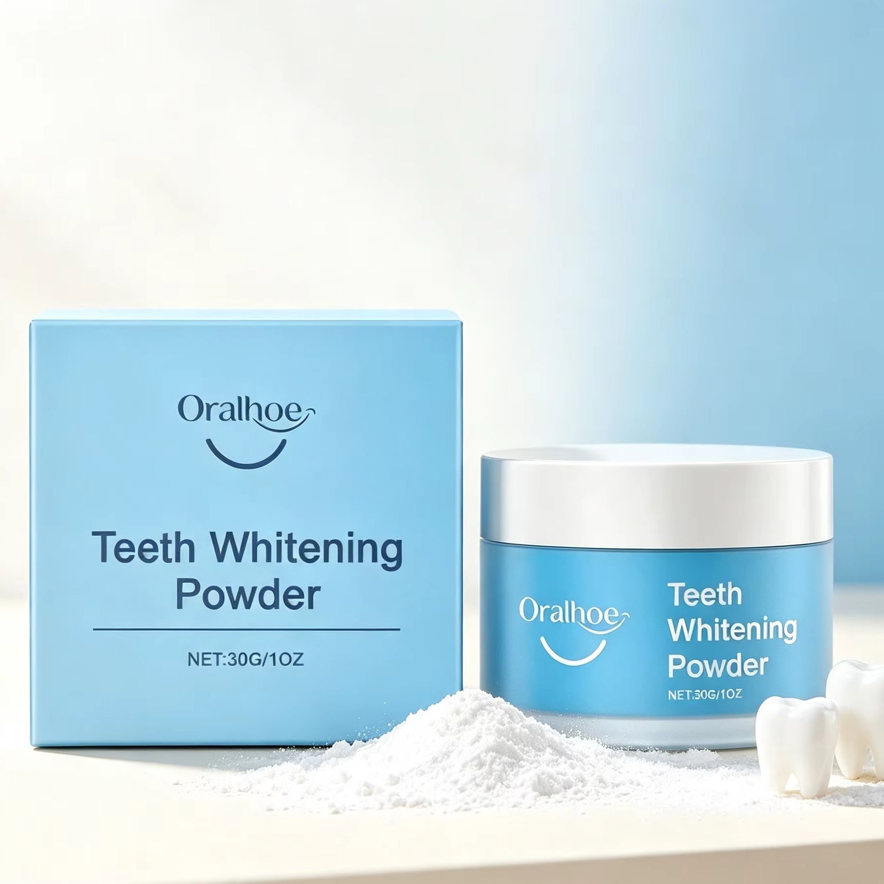 Polvo Dental Oralhoe para Cepi - Teeth Whitening App reseña y precio