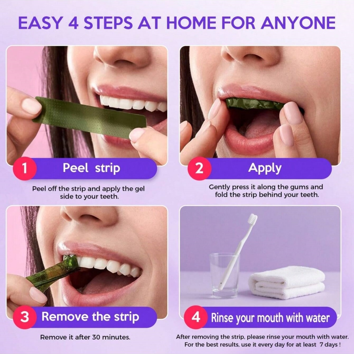 Pegatinas blanqueadoras de die - Teeth Whitening App reseña y precio