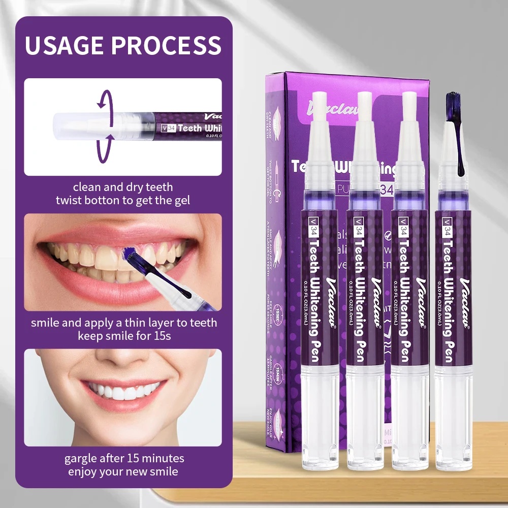Vaclav V34 Bolígrafo de gel bl - Teeth Whitening App reseña y precio